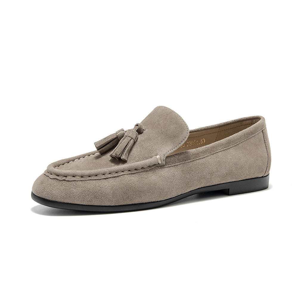 Vintage Grey Suede Loafers Old Money Suede Loafers | Old Money main image 4