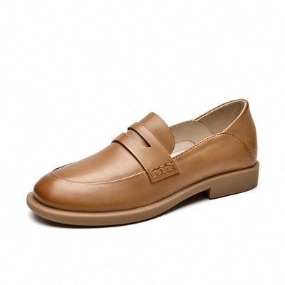 BeauToday Leather Penny Loafers for Women BEAU TODAY