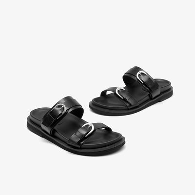 BeauToday Women's Casual Slippers Buckle Sandals with Arch Support for Summer