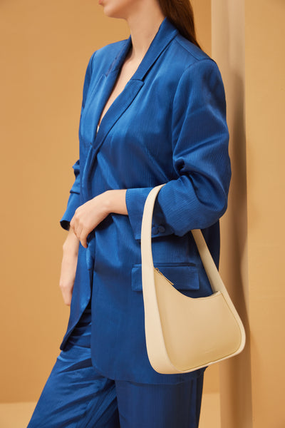 BeauToday Women Cow Leather Shoulder Handbags with Irregular Shape