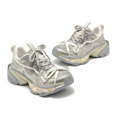 BeauToday  Fashion Chunky Sneakers with Special Wrapping Design for Women