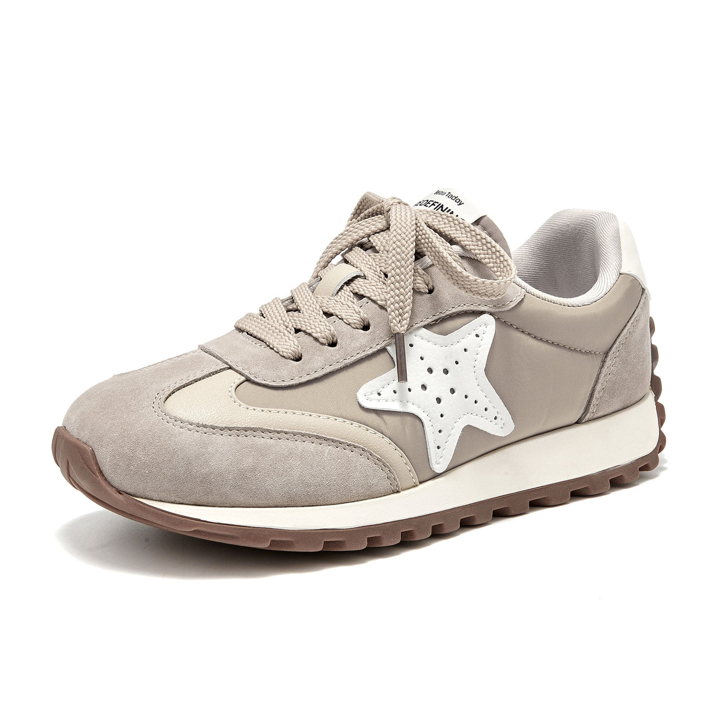 BeauToday Women's Fashion Sneakers with Star Design