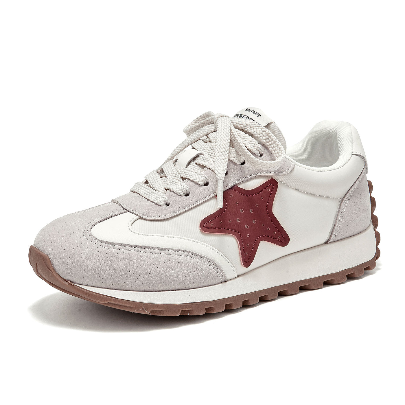 BeauToday Women's Fashion Sneakers with Star Design