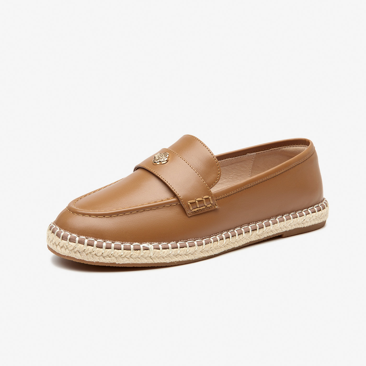 BeauToday Premium Leather Flat Loafers for Women