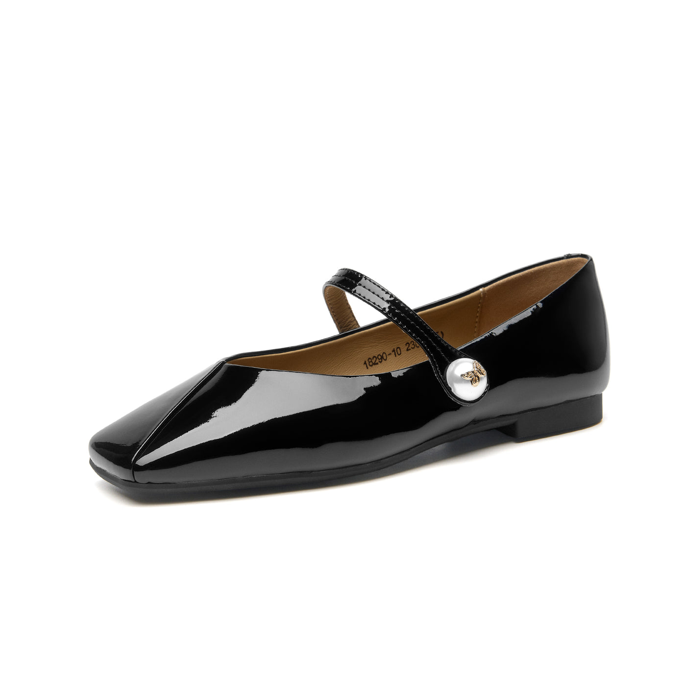 BeauToday Leather Mary Jane Shoes Dressy for Women