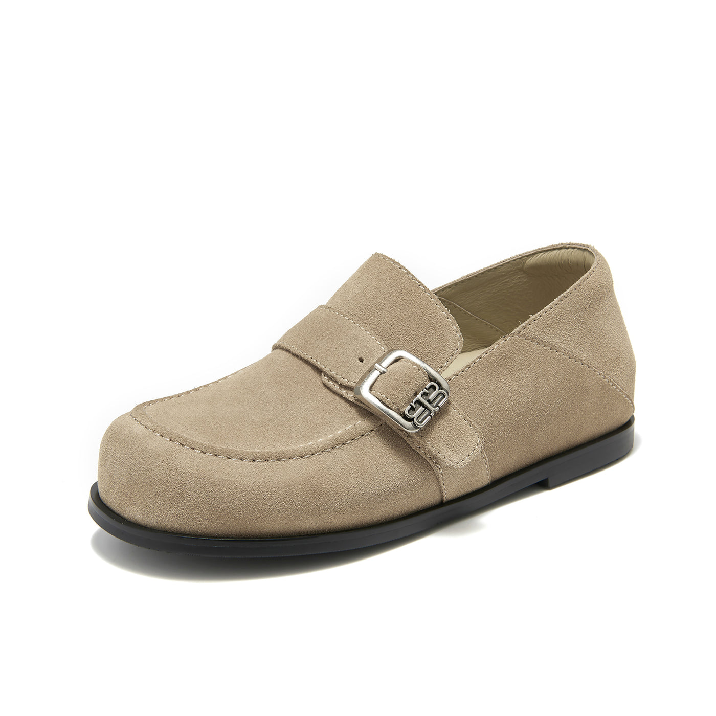 BeauToday Premium Cow Suede Flat Loafers for Women