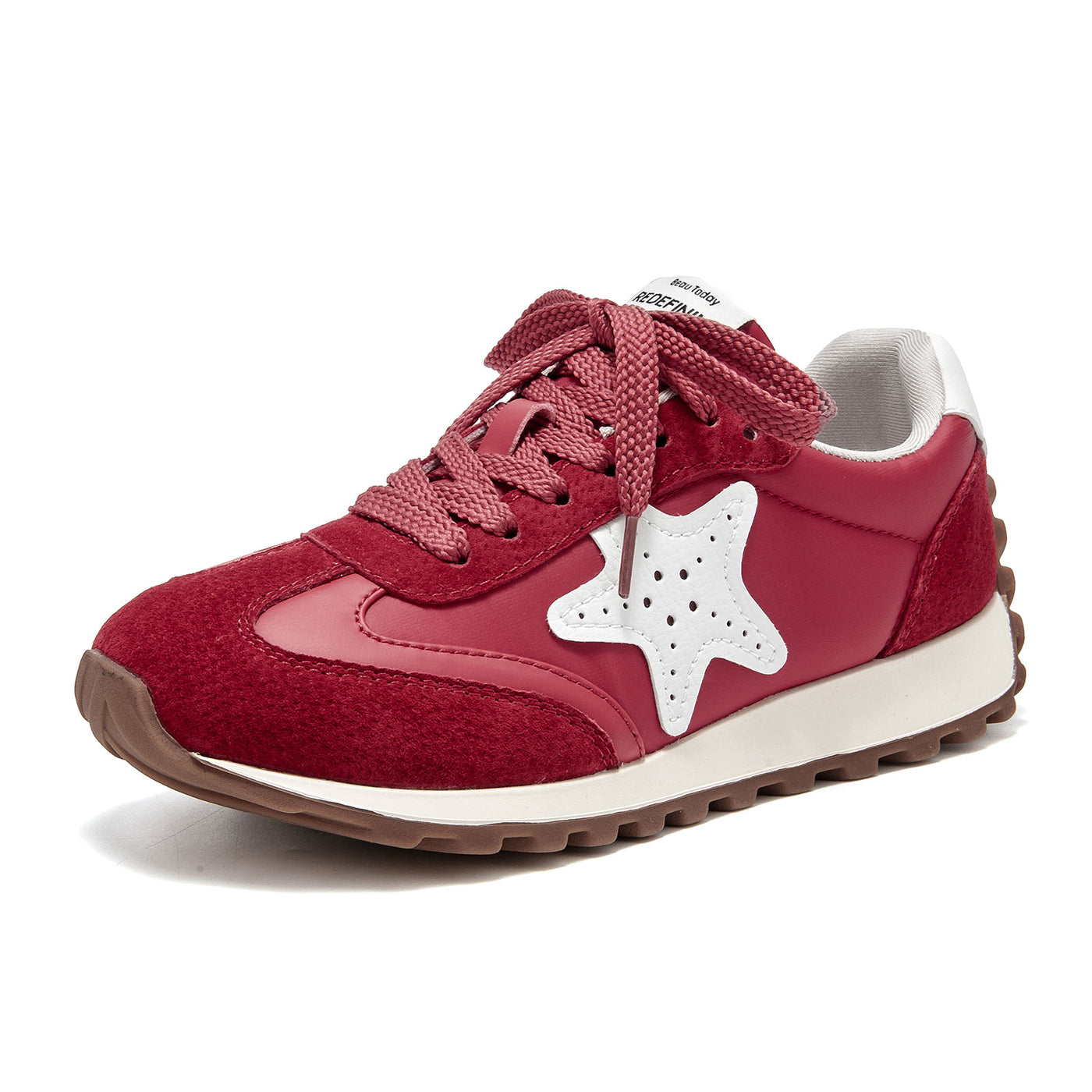 BeauToday Women's Fashion Sneakers with Star Design