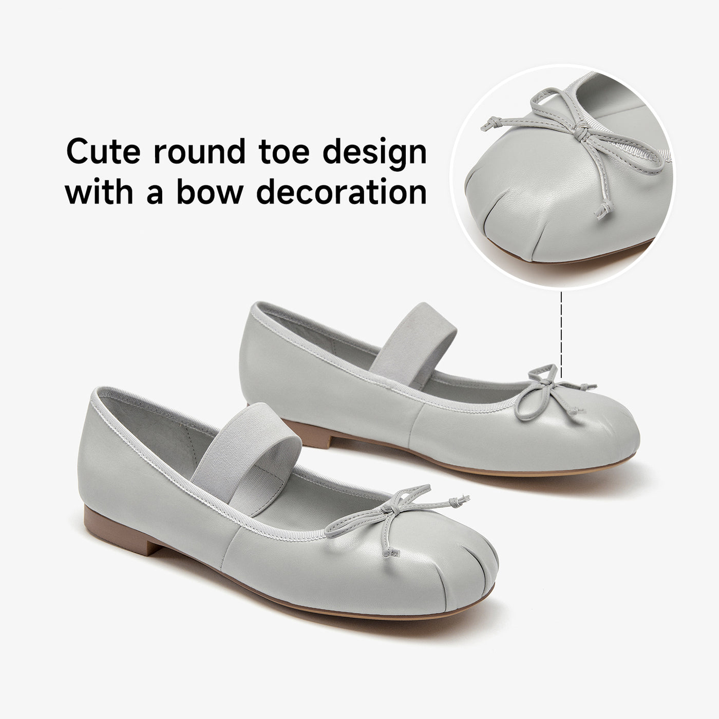 BeauToday Cute Sheepskin Mary Jane Shoes Dressy for Women