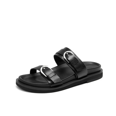 BeauToday Women's Casual Slippers Buckle Sandals with Arch Support for Summer