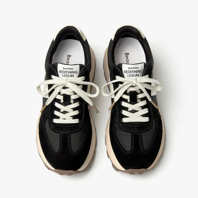 BeauToday Retro Tennis Trainers with Breathable Mesh for Women