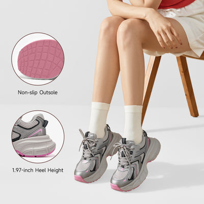 BeauToday  Fashion Chunky Sneakers for Women