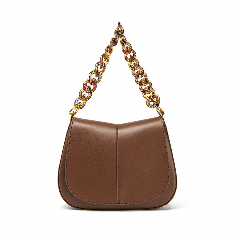 BeauToday Acrylic Chain Shoulder Handbag for Women