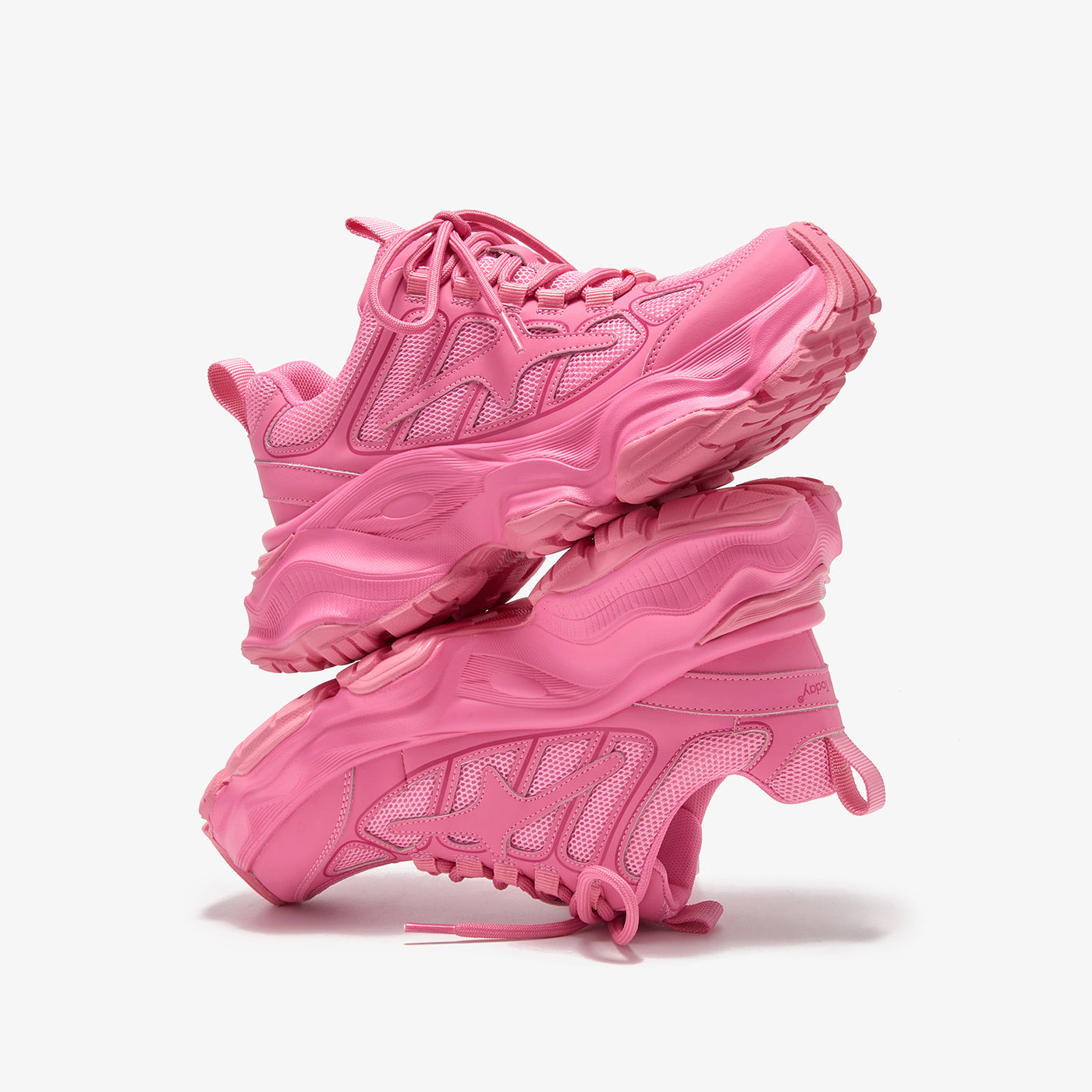 BeauToday Chunky Platform  Fashion Sneakers with Lace Up  for Women