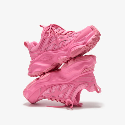 BeauToday Chunky Platform  Fashion Sneakers with Lace Up  for Women