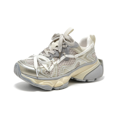 BeauToday  Fashion Chunky Sneakers with Special Wrapping Design for Women