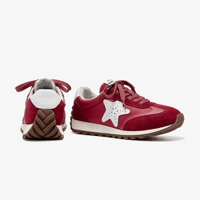 BeauToday Women's Fashion Sneakers with Star Design