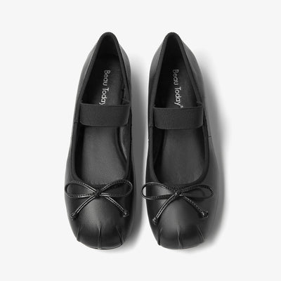 BeauToday Cute Sheepskin Mary Jane Shoes Dressy for Women