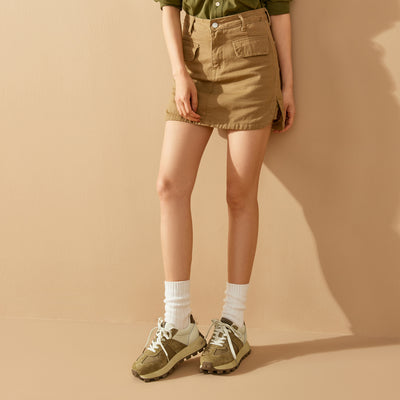 BeauToday Retro Tennis Trainers with Breathable Mesh for Women