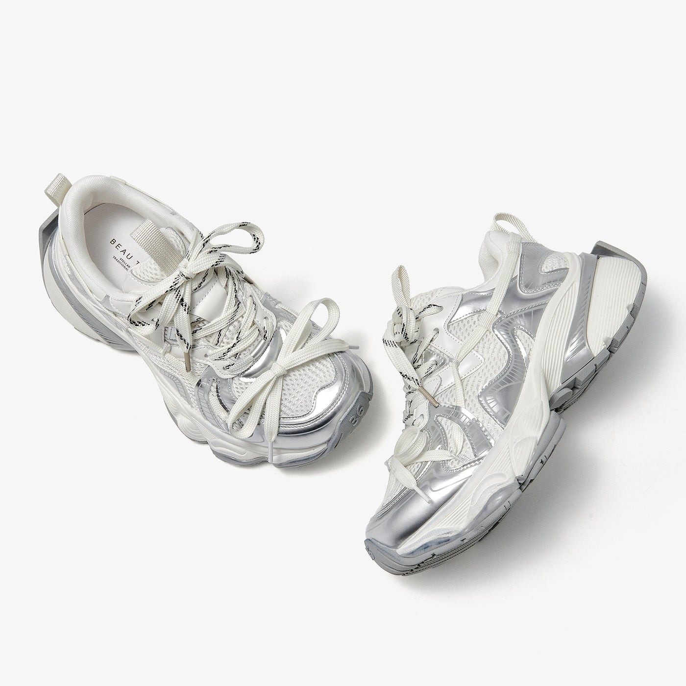 BeauToday  Fashion Chunky Sneakers with Special Wrapping Design for Women