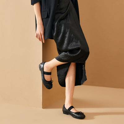 BeauToday Cute Sheepskin Mary Jane Shoes Dressy for Women