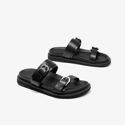 BeauToday Women's Casual Slippers Buckle Sandals with Arch Support for Summer