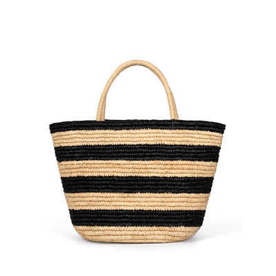 BeauToday Women's Fashion Raffia Tote Bags with Large Capacity