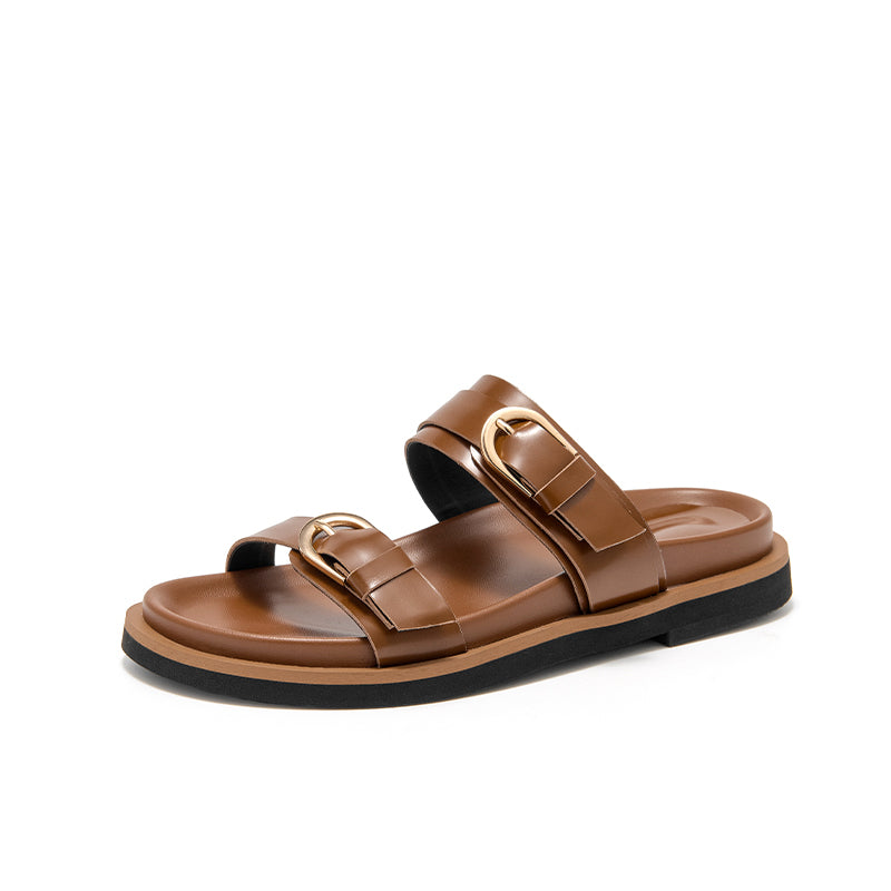 BeauToday Women's Casual Slippers Buckle Sandals with Arch Support for Summer