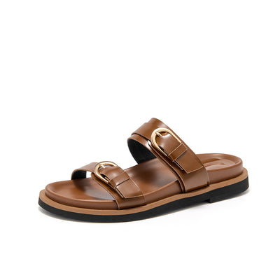 BeauToday Women's Casual Slippers Buckle Sandals with Arch Support for Summer