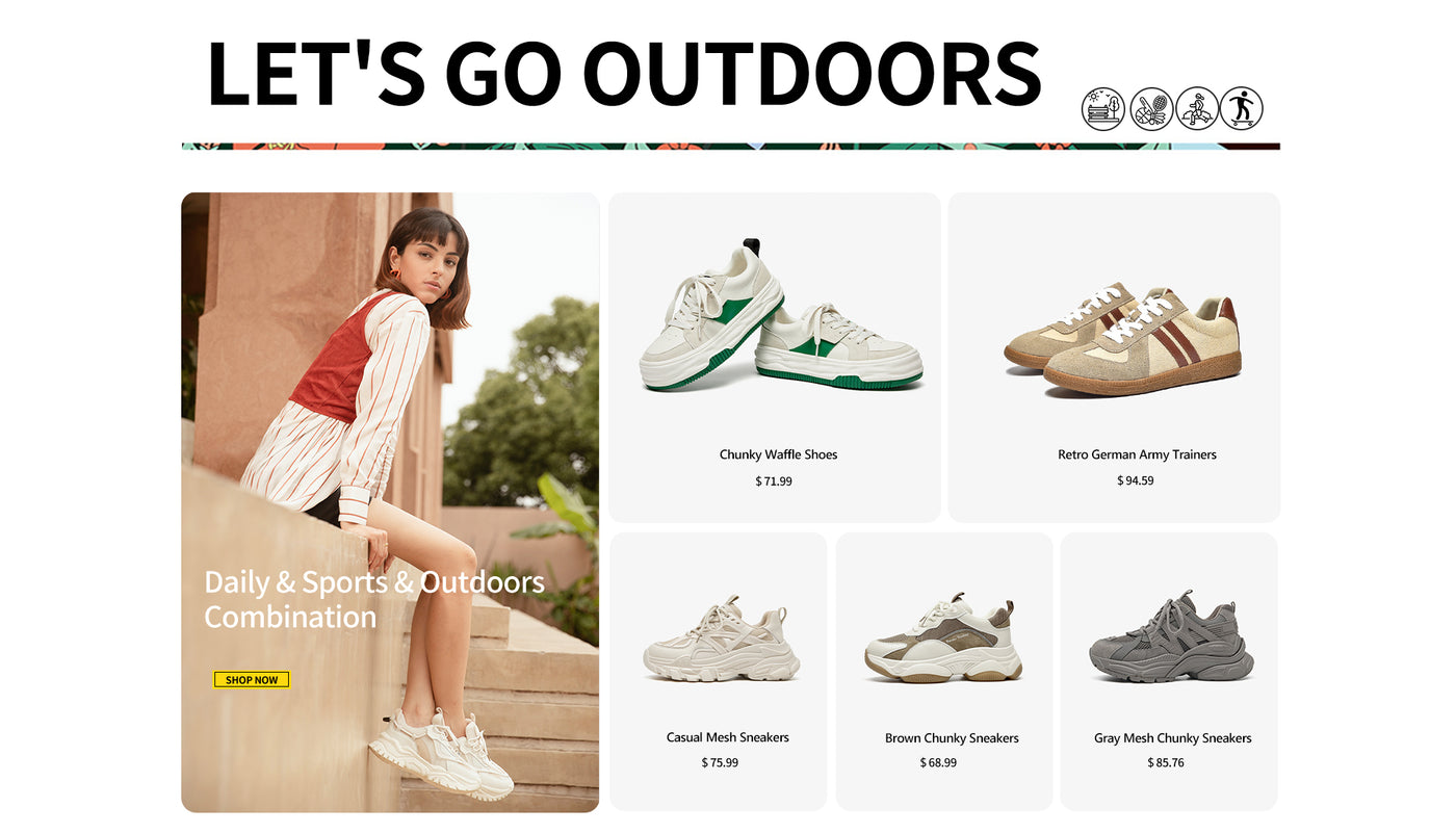 Add some style and comfort to your footwear collection with our casual platform sneakers
