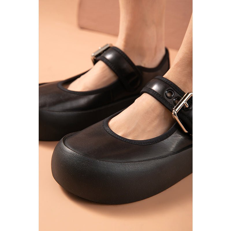 BeauToday Chunky Mary Janes Lolita Shoes for Women BEAU TODAY