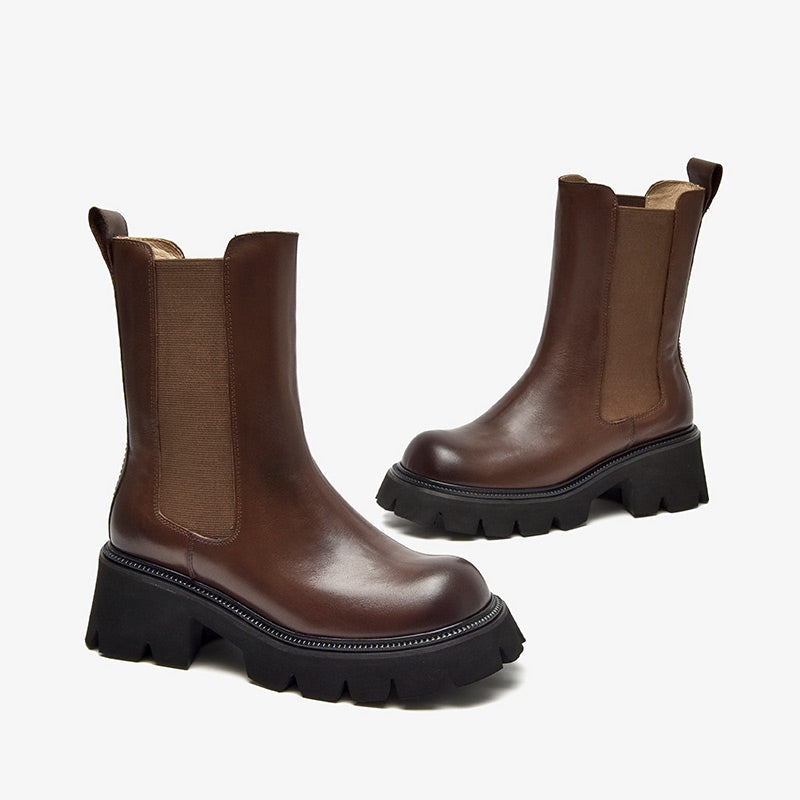 BeauToday Classic Chelsea Boots for Women BEAU TODAY