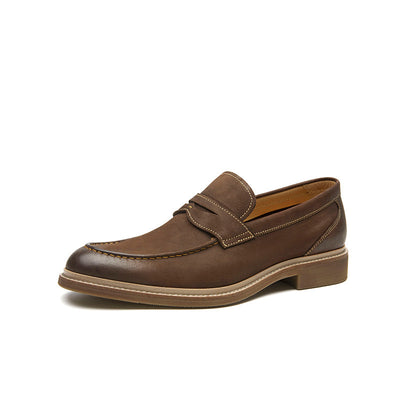 BeauToday Classic Leather Penny Loafers for Men BEAU TODAY