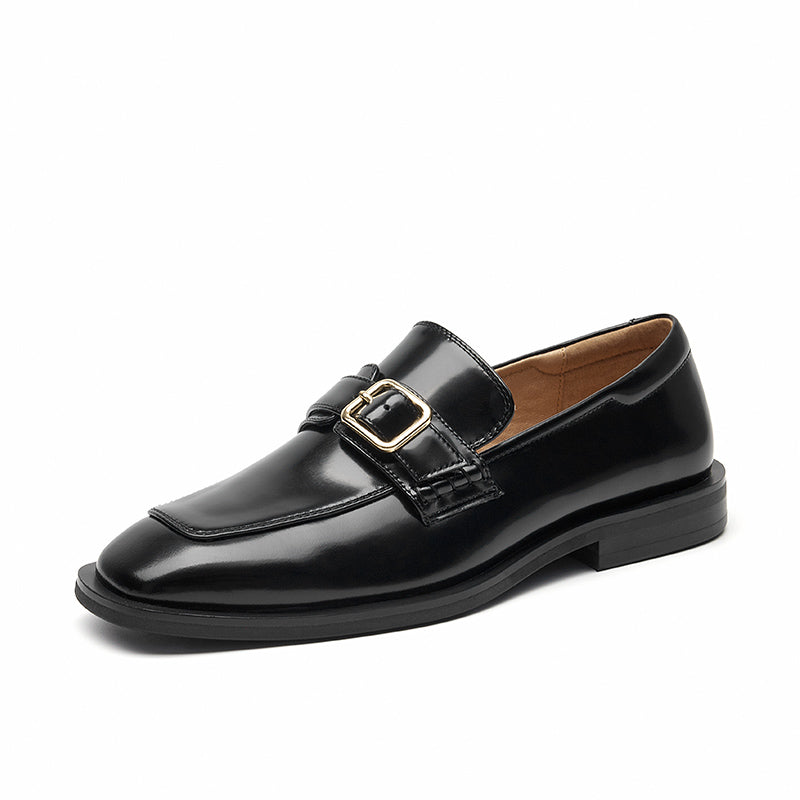BeauToday Flat Buckle Loafers for Women BEAU TODAY
