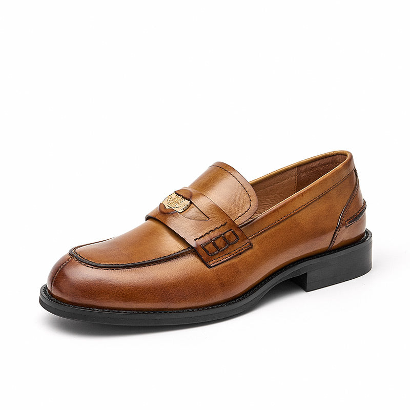 Loafers voor heren, leer, slip-on Penny Loafers, licht, comfortabel Loafers voor heren, leer, slip-on Penny Loafers, licht, comfortabel
