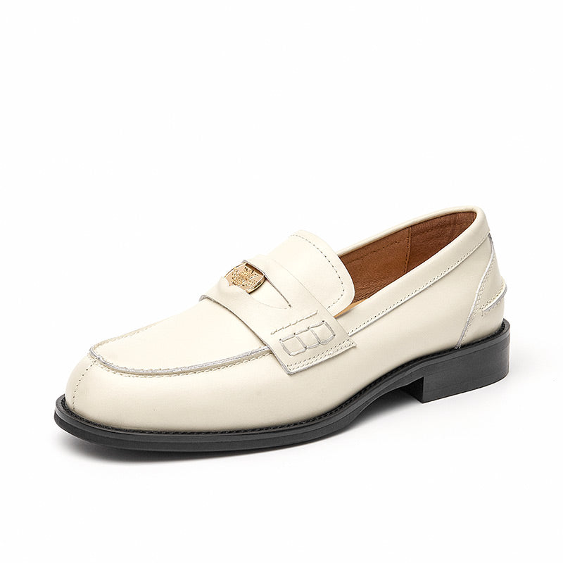 BeauToday Handmade Slip-on Penny Loafers for Women BEAU TODAY