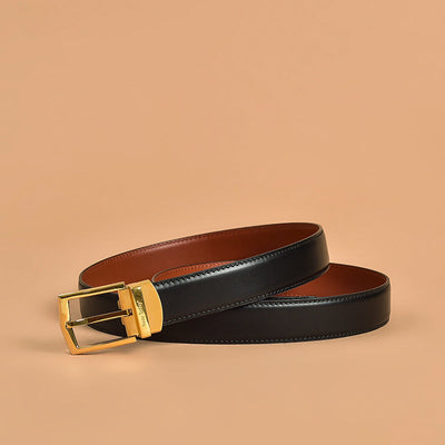 BeauToday Leather Buckle Belt for Women BEAU TODAY