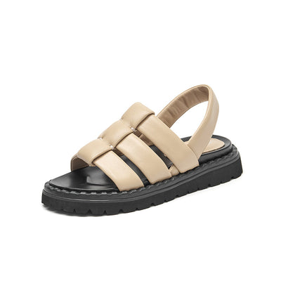 BeauToday Open Toe Chunky Sandals for Women BEAU TODAY