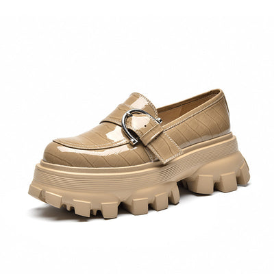 BeauToday Platform Chunky Loafers for Women BEAU TODAY