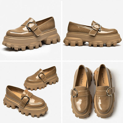 BeauToday Platform Chunky Loafers for Women BEAU TODAY