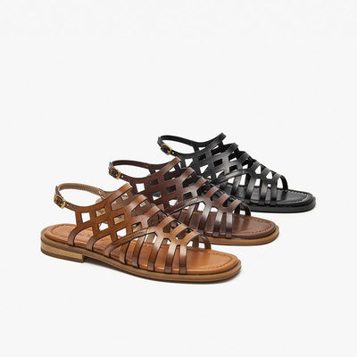 BeauToday Retro Gladiator Sandals for Women BEAU TODAY