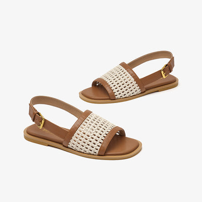 BeauToday Summer Fabric Sandals for Women BEAU TODAY