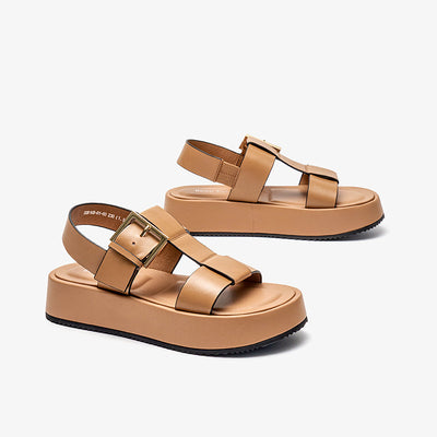 BeauToday Thick Band Chunky Summer Sandals for Women BEAU TODAY