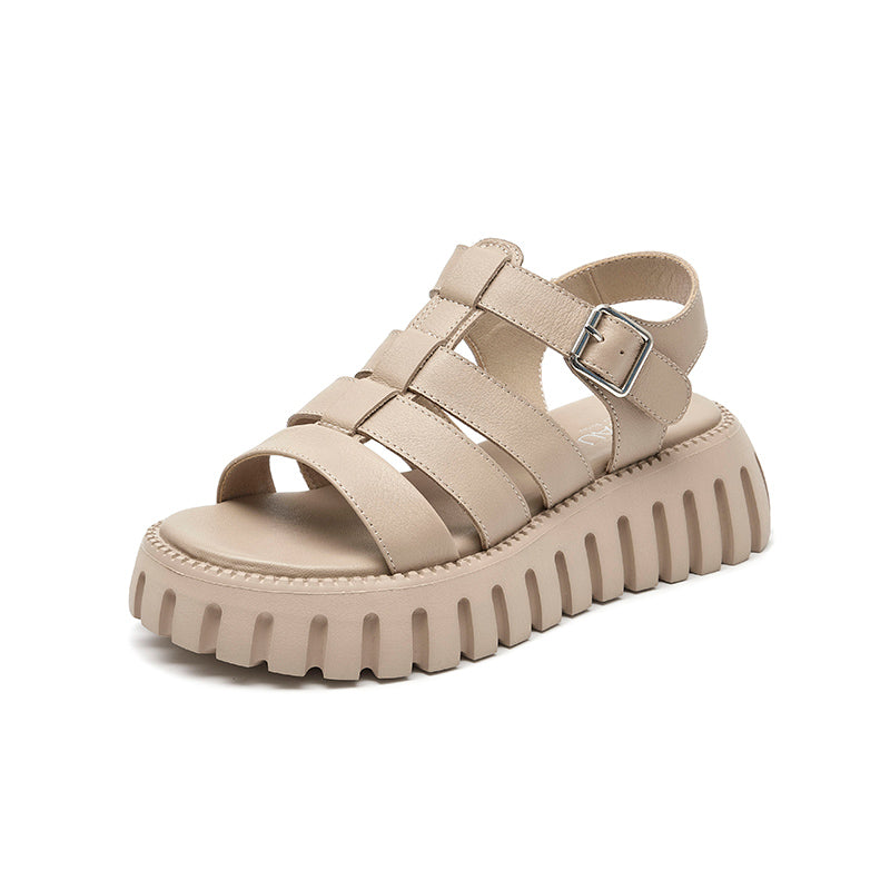 BeauToday Tonal Chunky Gladiator Sandals for Women BEAU TODAY