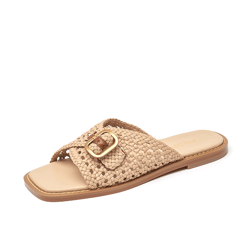 BeauToday Weaving Summer Slippers for Women BEAU TODAY