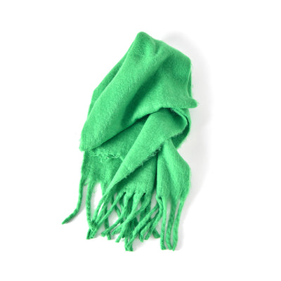 Beau Today Women's Large Soft Shawls Wraps Light Winter Scarf with Green Color