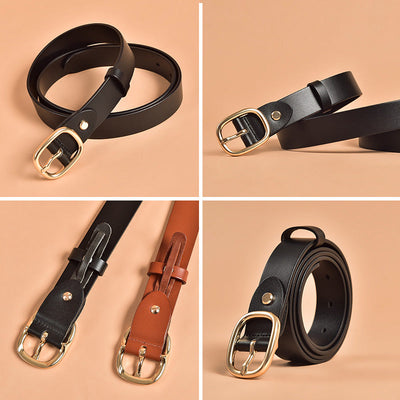 Pin Buckle Leather Belt for Women BEAU TODAY